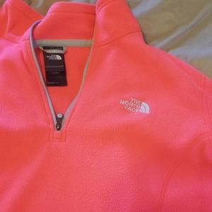 North Face Neon Coral Sweater